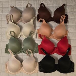 Aerie Women's Bra Collection - Cream, Green, Red, Black